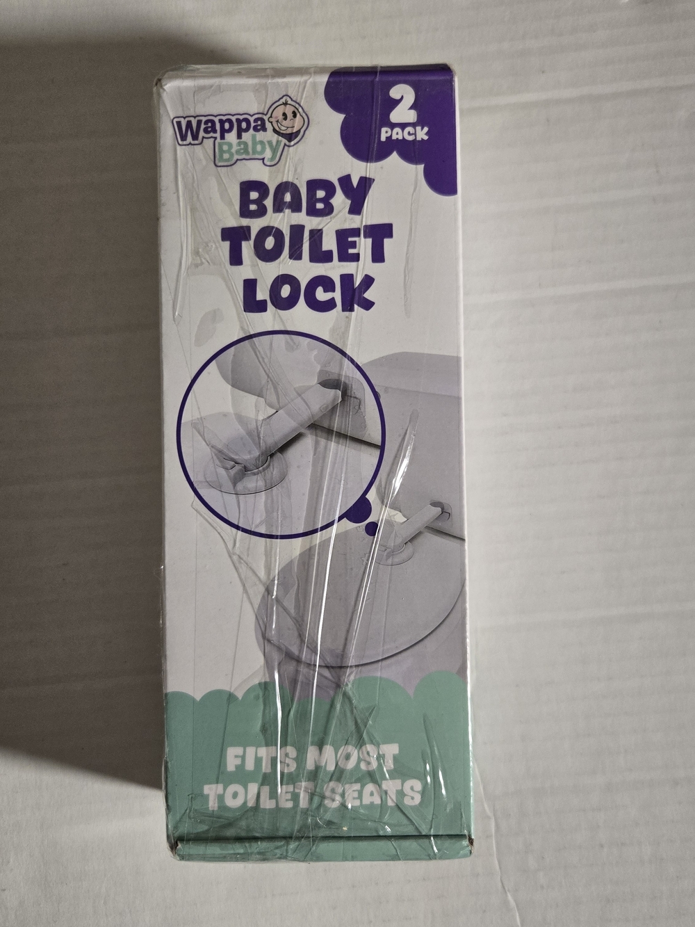White Baby Toilet Lock - 2 Pack